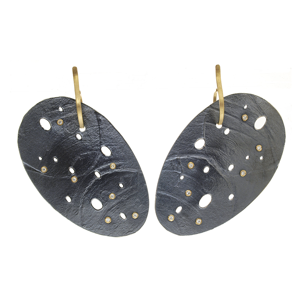 Firefly Removable Earrings; Modern Art Jewelry from Ayesha Mayadas