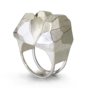 David Choi's Sterling Silver Boulder Ring