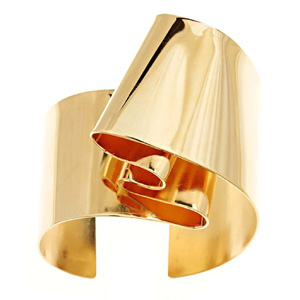 The brass band - Double Fold Cuff by Mia Hebib