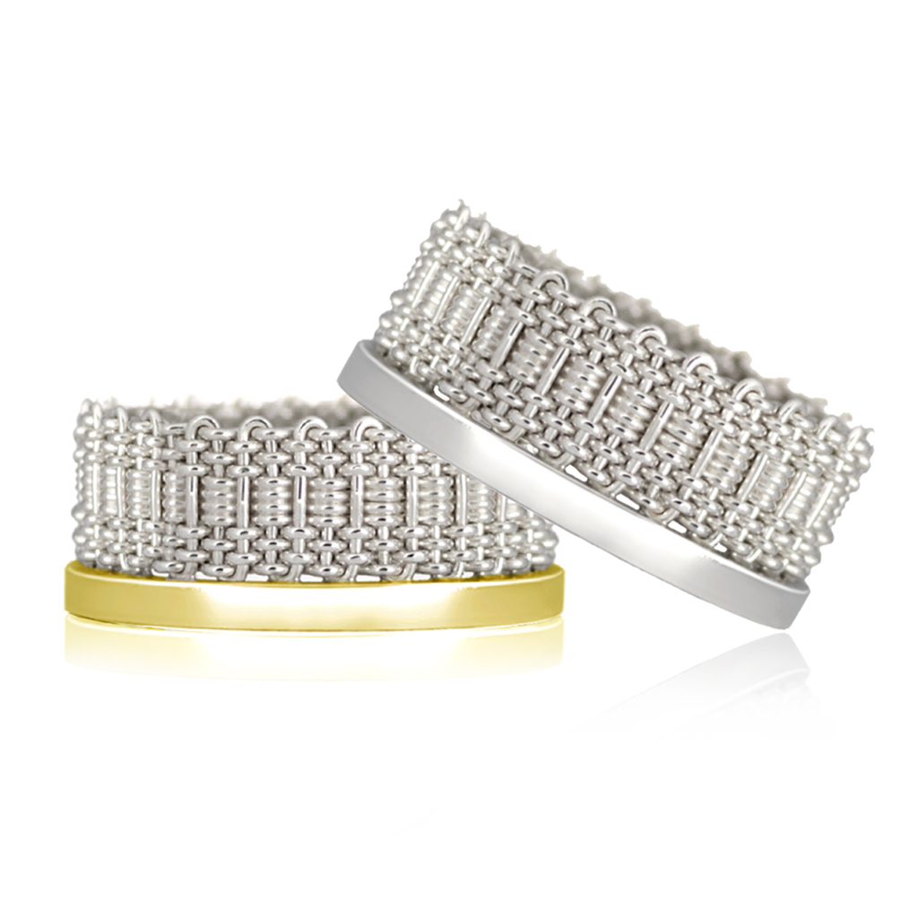 Mackenzie Law's Sterling Silver and 18K Gold Crown Rings