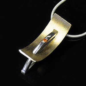 Maressa Tosto Merwarth's Contemporary Breaking Through Necklace