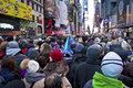 New Year's Eve Crowd at Times Square